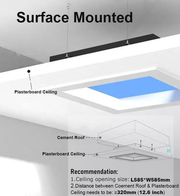 購入 汎用アプリケーションのための75Wフラットパネルナイトライト CCT 2100K-7500K オンライン製造