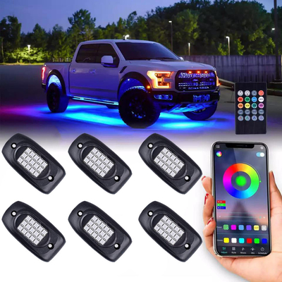 購入 IP68 防水 RGB マルチカラー ロック ライト ワイヤレス Bluetooth コントロール オンライン製造