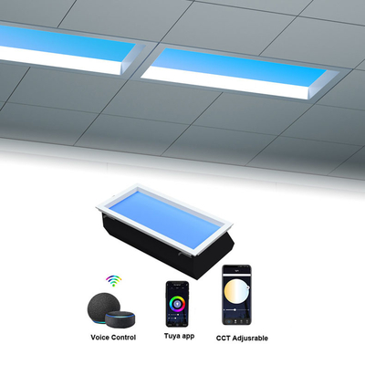 偽の窓,本物の日光: スマート LED 天井照明パネル - 窓のないスペースのための気分を向上させる光
