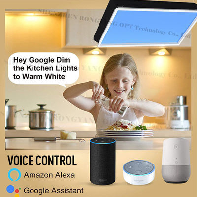 AC 100 240V LED 天井パネルライト アプリリモコンで制御 プロの商業用照明のために設計