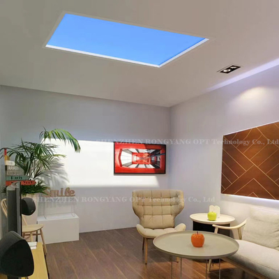 Tuya Control 90Ra の偽の天窓ライト、600x600 の正方形のどの天窓 LED
