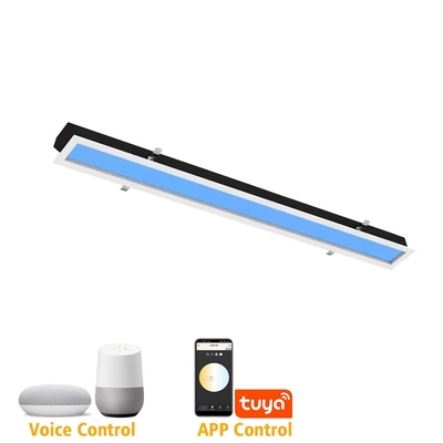 40W Artificial Skylight with APP & Remote Control, AC100-240V, Simulated Sunrise Sunset