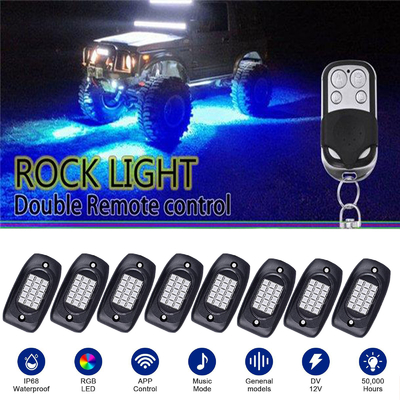 マルチ シーン 8 ポッド RGB ロック ライト音楽モードの安定した APP コントロール