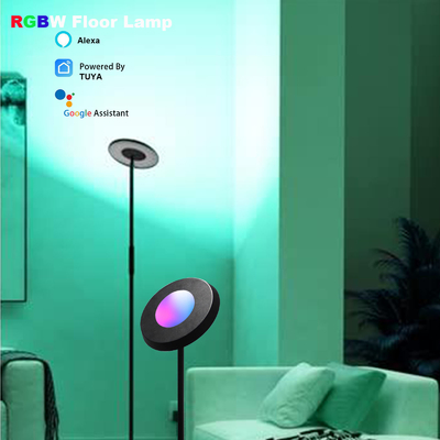 24W屋内LED RGBコーナーフロアランプTuya Alexa WiFiコントロールリビングルーム