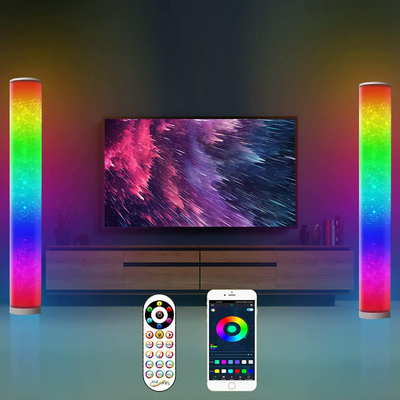 1600万色に変化するRGBコーナーフロアランプスマートWiFi Alexa Tuyaコントロール