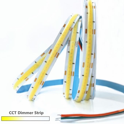 COB CCT 2500K シリコーン LED ストリップ ライト 調光可能 多目的