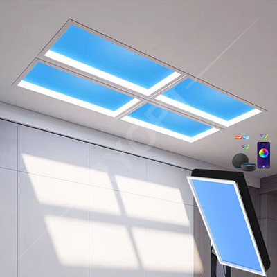 200w LEDの天井板の淡いブルーの雲の人工的な日光の天窓