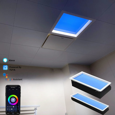 150W スマートチューヤ 音声制御 LED 天窓 2200K-7500K CCT 昼夜照明