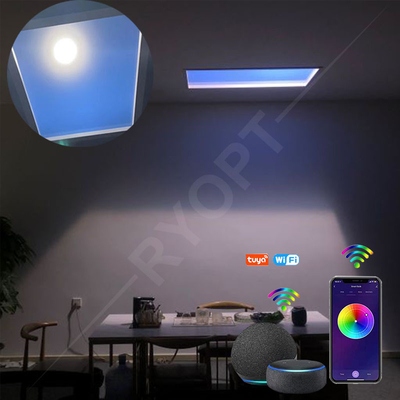 100W 人工日光パネル 90度ビームアングル アルミニウム合金素材 IP65