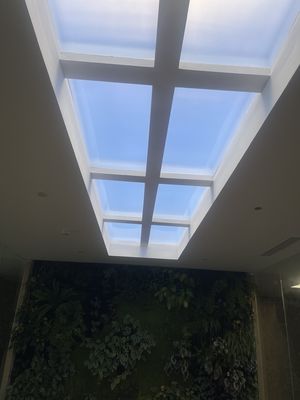 150W電力消費LED光源と埋め込み設置方法を備えた埋め込み型人工LEDスカイライト
